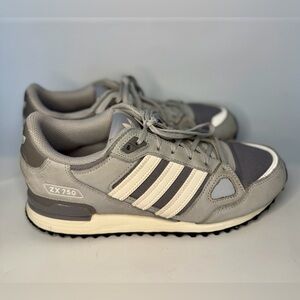 Adidas Original ZX750 Grey N White Men's Size 8 MINT
